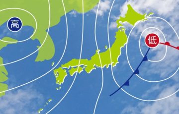 西高東低の天気図