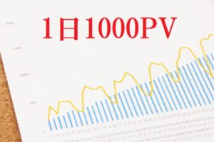 1日1000PV